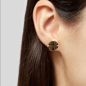 Tory Burch gold studs
